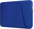 Laptop Sleeve Case with Zipper Accessory Pocket Compatible with 13 to 14 inches MacBook Air/Pro Padded Computer Pouch Cover Shockproof Protective for 13” to 14” Laptop/Chromebook/Tablet,Blue