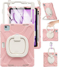 BRAECN for iPad Air 11 Inch Case M4 2026/M3 2025/M2 2024, iPad Air 10.9" 5th/4th Gen, iPad Pro 11 4th/3rd/2nd/1st Kids Cover with Screen Protector, Pencil Holder, Shoulder Strap, Handle & Kickstand