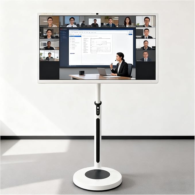 21.5" 24" 27" 32" Smart Mobile Monitor Portable Touch Screen TV with 8MP/13MP Camera Entertainment Display(8+128GB(4K),32IN)