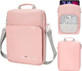 13 Inch Proctive Tablet Sleeve Bag Handle Carrying Case with Shoulder Strap Fits iPad Pro 11 inch,10th 10.9,iPad 9/8/7th Gen, Tab S8/S9 11", Pink