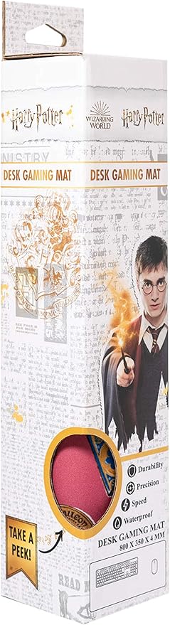 Grupo Erik XXL Mouse Pad Harry Potter Gifts | Gaming Desk Mat 31.5 x 13.8 inches Non-Slip Rubber Mat, Keyboard & Mouse Mat Large | Gaming Gifts Gamer