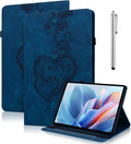 Case for iPad 6th / 5th Generation 9.7 Inch 2018/2017, iPad Air 2 Multi Angle Flip PU Leather Shockproof Case with Pencil Holder/Card Slots, Dark Blue
