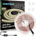 White LED Strip Lights, 32.8ft Dimmable Bright 12V LED Light Strip 8000K Pure White, 600 LEDs Flexible Tape Rope Lights for Bedrooms, Kitchen, Mirror, Living Room,Home Decoration