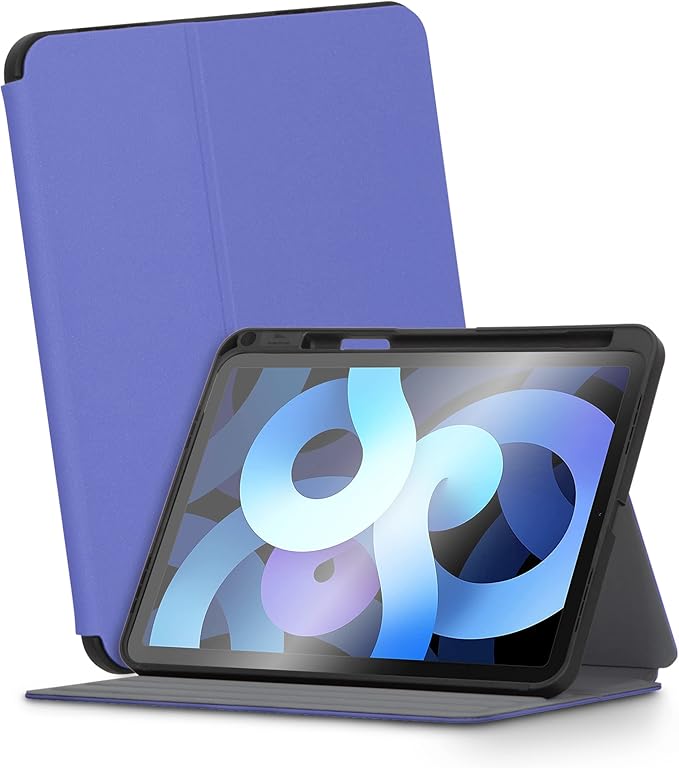 Targus Click-in iPad 10th Generation Case 2022 10.9 Inch Shock Absorbing Tray Slim Protective Cover, Models A2696 A2757 A2777, Purple (THZ93207GL)