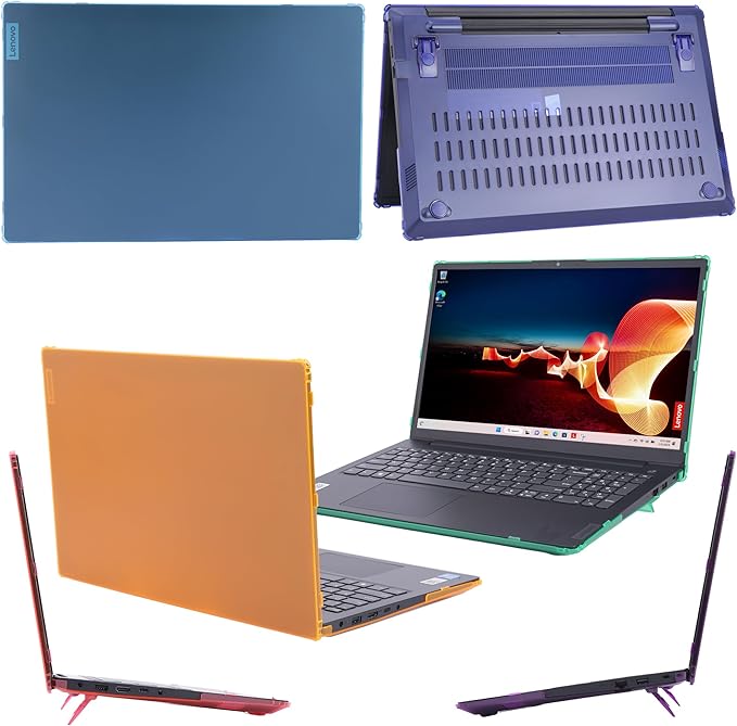 mCover Case ONLY Compatible for 2024-2026 15.6" Lenovo V15 G4 / G5 / G6 Series Windows Notebook PC(with 180° Hinge, NOT Fitting Any Other Lenovo Models)- Orange