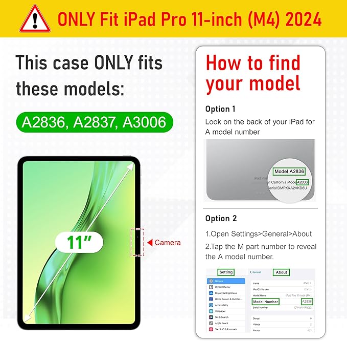 May Chen Case for iPad Pro 11-Inch M5/M4 2025/2024 (6th/5th Generation), Clear Transparent Print Back Shell Slim Stand Shockproof Tablet Cover, Auto Wake/Sleep, Bow Strawberry