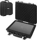 Durabox All Weather Hard Case 16 x 14 x 4” - TSA Approved Hard Shell Travel Case with Customizable Foam for Laptops, Electronics, Guns, Pistols and Other Gear