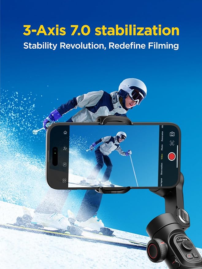AOCHUAN 3-Axis Gimbal Stabilizer for Smartphone Smart XE & T20 Complete Tripod