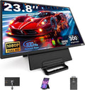 24" Large Portable Monitor Laptop Screen Extender 1080P FHD 100HZ IPS, Travel Monitor for Work Home Gaming, Landscape & Portrait Display, Compatible with Wins/Mac/Linux & MINI PC/PS5/Smart Phone