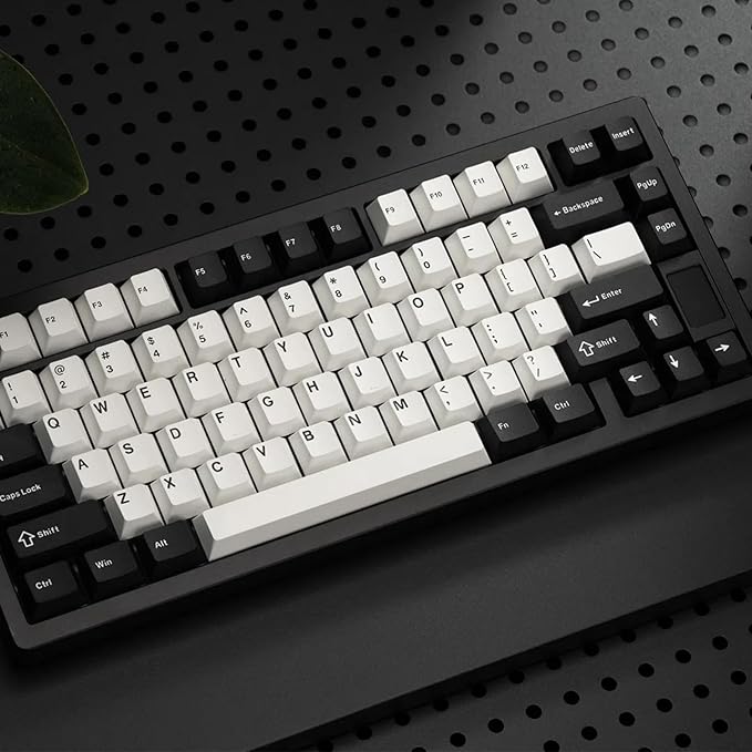 Chilkey ND75 Aluminum Keyboard 75% Percent Wireless Gaming Mechanical Keyboard with LCD Screen, Quick Assembly, BT/2.4G/USB-C, Hot Swappable Per-key RGB Custom Black Key Board for Laptop Office PC