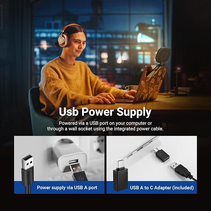 NEEWER Basics 5" 10W Monitor Light for Video Conference, Bi Color Edge Lit USB LED Panel Ring Light with Stand, CRI95 Lamp Lighting for Laptop Computer Webcam Zoom Call Desk Streaming Recording, NL10
