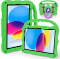 Case for iPad Air 11-inch M3 (2025)/M2 (2024), iPad Air 5th (2022)/4th Gen (2020) 10.9 Inch,iPad A16 11th Gen 2025/iPad 10th Gen 2022,Shockproof Lightweight Cover with Stand Convertible Handle.Green