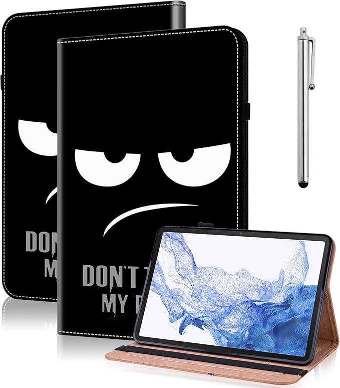 Case for iPad 9th / 8th / 7th Generation (2021/2020/2019) 10.2 Inch,PU Leather Flip Stand Card Slots Shockproof Case - Don't Touch