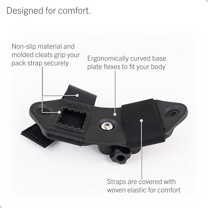 STUNTMAN Pack Mount High-Stability - Backpack Shoulder Strap Mount for Action Cameras - Fits GoPro, DJI Osmo (Action 5 Pro, 4, 3, 2), Insta360 (Ace Pro, Ace, ONE RS, ONE R), and Others