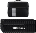 IBENZER 100 Pack Stay in 11 Inch Shockproof Protective Always On Laptop Sleeve Case for 11.6 MacBook, Chromebook, Ultrabook, Black LS-BPS-0111BK