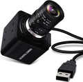 4K USB Camera 2.8-12mm Varifocal Manual Lens Webcam, Ultra HD 4X Zoom with IMX317 Sensor for Windows, Linux, Raspberry Pi, Mac OS