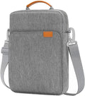 KIZUNA Tablet Sleeve Case 12.5 Inch Shoulder Bag for 13" 13.6" Macbook Air M3 M2/ MacBook Pro 14 M1 M2/ 12.9" 13" iPad Pro M4/ iPad Air M2 Tablet / 13 inch Surface Pro 10 9 8/13.4" XPS 13 Samsung,Grey
