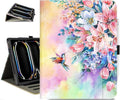 Vimorco for iPad Pro 13 Inch Case, for iPad Air 13 Inch Case, Fit for iPad Pro 12.9 Cases 6th/5th/4th/3th Generation 5 Stand Angles/Typing Stand/Pencil Holder/Card Pockets, Hummingbird Flower