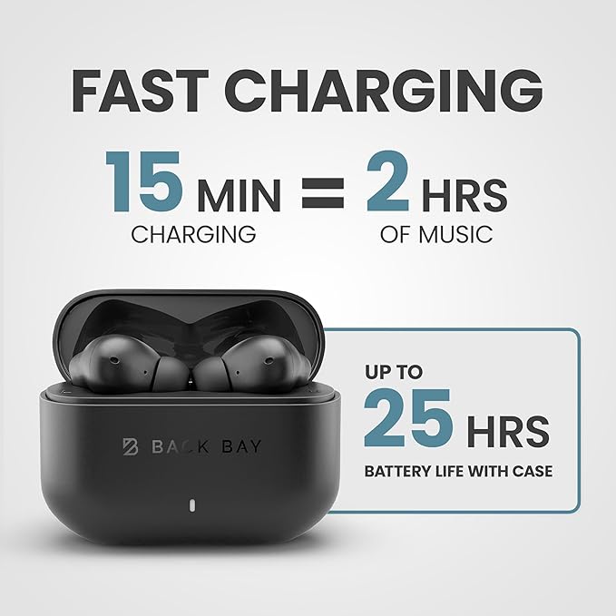 FirstClass - True Wireless Earbuds Noise Cancelling, Bluetooth 5.4 Ear Buds Wireless Bluetooth Earbuds Noise Cancelling Earpods, iPhone and Android Active Earphones with ANC Sound Canceling Headphones