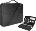 KIZUNA Laptop Case Bag 13 Inch Sleeve Shoulder Briefcase for 14" MacBook Pro/13.6" Macbook Air M3/14 Yoga Slim 7x/14 Dell 14 Plus/ThinkPad X9 14/14.5" XPS 14/HP EliteBook,Black