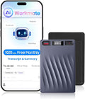 AI Voice Recorder, AI Note Taker w/APP Control and Transcription & Summarize, 150 Languages, Noise Cancellation, 64GB Memory, Pocket Note Pro Taking Device for Meeting, Interviews & Calls