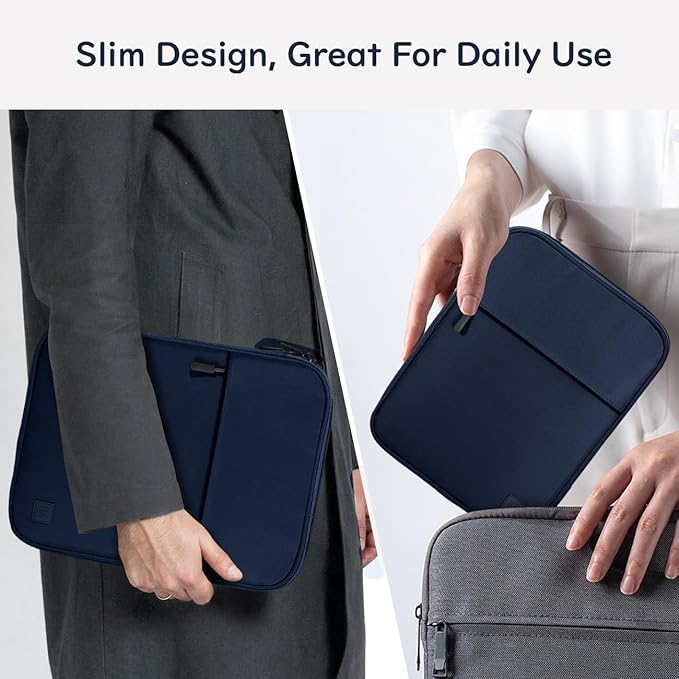 Dadanism 13 Inch Tablet Sleeve Padded Carrying Case for New iPad Air 13" M4/M3 2026/2025, iPad Pro 13" M5/M4 2025/2024, Galaxy Tab S10+/S9 FE+/S9+ 12.4", Remarkable Paper Pro 11.8", Indigo