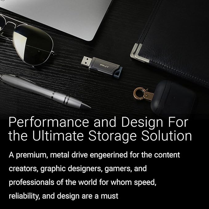PNY 512GB PRO Elite V2 USB 3.2 Gen 2 Flash Drive – 600MB/s