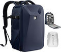 K&F CONCEPT Camera Backpack,Hardshell Photography DSLR Camera Bag with 15-15.6 Inch Laptop Compartment Hard Shell Camera Case Compatible with Canon/Nikon/Sony/DJI Mavic Drone