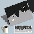 Compatible for MacBook Air 13 inch Case 2021 2020 2019 2018 M1 A2337 A2179 A1932, MacBook Air M1 Case, Cute Aesthetic Protective Plastic Hard Shell & Keyboard Cover, Two Cats