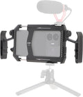 Foto4easy Universal Smartphone Video Rig,Aluminum Phone Video Stabilizer with Dual Handle Kit for iPhone for Samsung for Pixel and Other Android Phones