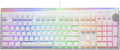 i-rocks K71M RGB Mechanical Gaming Keyboard with Media Control Knob, Switches (Red), 107 Keys w/Full NKRO, PBT Keycaps, Multimedia Hotkeys, Detachable USB-C Cable and Onboard Storage, White