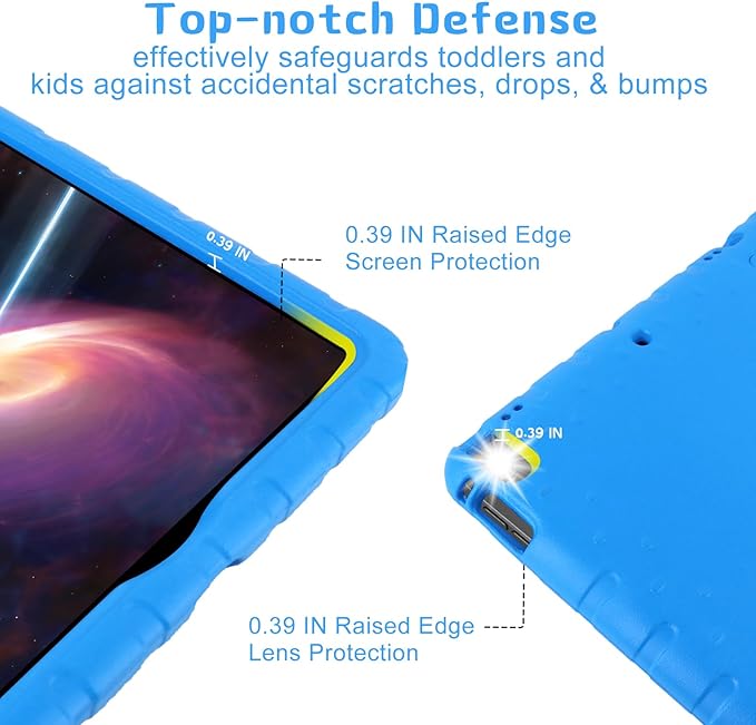 for Kids iPad Pro 12.9 Case 2nd 1st Generation Super Protection 2015 2017 12.9 inch iPad Pro Case with Pencil Holder iPad Pro Covers 12.9 inch for iPad Pro 12.9" 1st 2nd Gen Blue