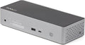 StarTech.com USB-C Quad Monitor Docking Station for MacBook Pro/Air M1 M2 M3 M4 & Windows, Universal 4K 60Hz HDMI DP Dock, Thunderbolt Compatible, 100W Laptop Charging