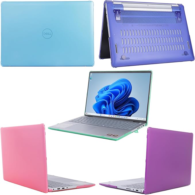 mCover Case Only Compatible with 2024～2025 16" Dell Inspiron 16 5640 5645 Series Clamshell Windows Laptop PC (NOT Fitting Any Other Dell Models) - Blue