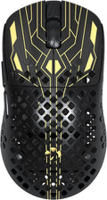 ATTACK SHARK MAMBASNAKE M2 Wireless Gaming Mouse,41g Ultra-Lightweight Carbon Fiber Mouse,40,000 DPI,PAW3395PRO Sensor,Wired/BT/2.4GHz Wireless Programmable Mice for Mac/PC Gamer(Black)