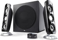 Cyber Acoustics CA-3908 2.1 Multimedia Speaker System with Subwoofer, 92 Watts Peak Power, Deep Bass, Perfect for Music, Movies, and Games on Desktops, Laptops, Consoles