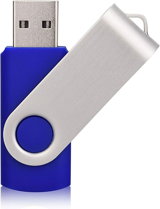 Aiibe 10 Pieces 32GB USB Flash Drive 10 Pack USB 2.0 Memory Stick Thumbdrives (Mix Colors : Black Blue Red Green Orange White Yellow Pink Purple Silver)