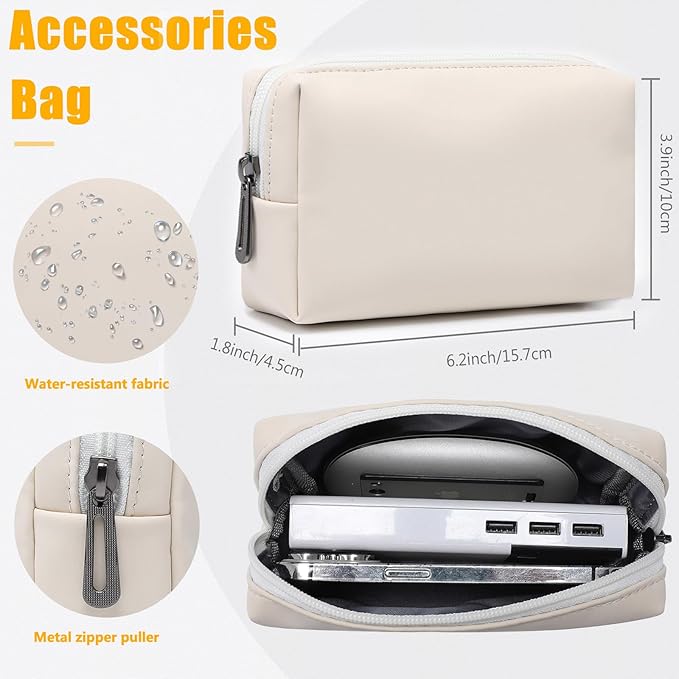 HYZUO 13 Inch Laptop Case Sleeve with Stand for 2026-2018 MacBook Air 13 M5 M4 M3 M2 M1, 2026 13" MacBook Neo, 2026-2016 MacBook Pro 13 M2 M1, iPad Pro/Air 13, Surface Pro 12-3, XPS 13, Beige