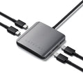 Satechi USB-C Hub: 4-in-1 with 100W Pass-Through & 10Gbps USB 3.2 for MacBook, iPad, Surface, Chromebook & More