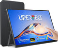 UPERFECT Portable Monitor Touchscreen 15.6 Inch 125% sRGB Travel Monitor Built-in Adjustable Stand, Speaker, VESA Mountable, USB-C HDMI Ultra-Slim Second Screen for Laptop Mac-Book Phone Game Console