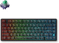 MCHOSE Jet 75 Rapid Trigger Keyboard 75% Percent, Hall Effect Black Topographic Gaming Keyboard, Wired RGB Custom Mechanical Keyboards with Magnetic Switch, PBT Keycaps, Black