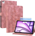 Case for iPad Air 13 Inch M4/M3/M2 (2026/2025/2024), Auto Wake/Sleep Supports Pencil Pro and Pencil(USB-C) Magnetic Multi-Angle Viewing Clasp Cover, Pink