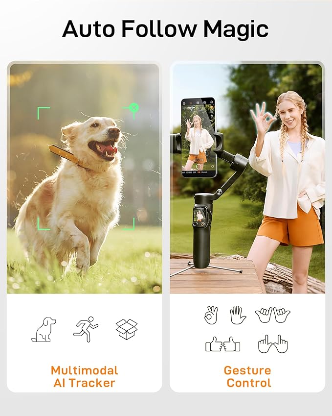 hohem iSteady V3 Ultra Gimbal Stabilizer for Smartphone & hohem iSteady X3SE Plus Gimbal Stabilizer for iPhone