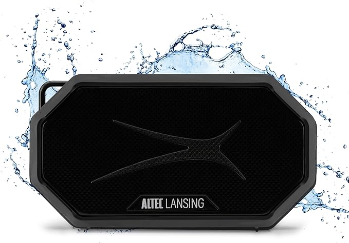 Altec Lansing Portable Bluetooth Speaker HYDRAMINI 2.0, IP67 Waterproof, Portable Speaker, 12h Playtime, Wireless Pairing, USB-C Quick Charge, Magnetic Bluetooth, Voice Assistant Integration