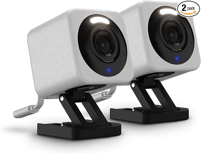 WYZE Cam v4 (Latest Model), 2.5K AI Security Camera, Indoor/Outdoor Cameras for Home Security, Baby Monitor & Pet Camera, Vibrant Color Night Vision, No Subscription Required, Free Expert Help