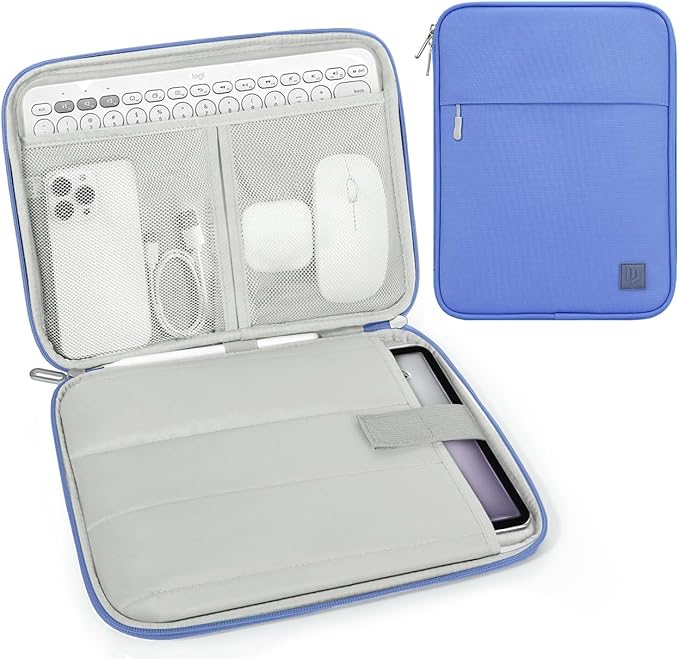 Dadanism 13 Inch Tablet Sleeve Padded Carrying Case for New iPad Air 13" M4/M3 2026/2025, iPad Pro 13" M5/M4 2025/2024, Galaxy Tab S10+/S9 FE+/S9+ 12.4", Remarkable Paper Pro 11.8", Periwinkle