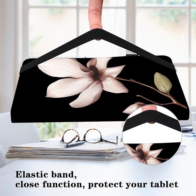 Case for iPad Air 13 inch (M4/M3/M2) 2026/2025/2024, PU Leather Stand Shockproof Cover with Pen Holder & Card Slots - Mandala Flower