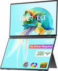 UPERFECT Delta 15.6" Dual Portable Monitor for Laptop Screen Extender 1080P HDR 360° Folding Stacked Triple Monitor with Stand for Laptop PC Phone Game Console (No Driver Needed)