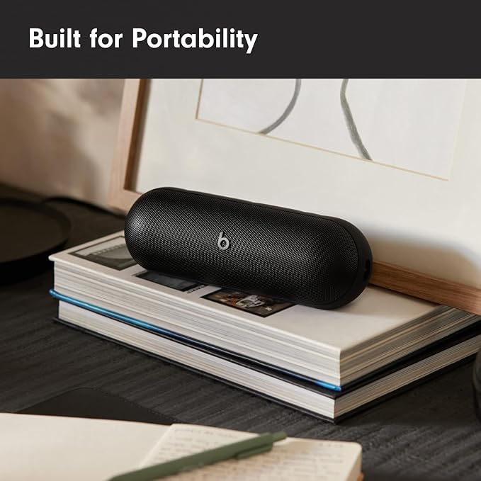 Beats Pill - Wireless Bluetooth Speaker with AppleCare+ (2 Years) - Matte Black