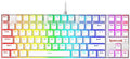Redragon K552P Mechanical Gaming Keyboard TKL with 18 Backlight Modes, Hot-Swappable Blue Switches, 87-Key Compact Ergonomic Design, N-Key Rollover & Software Programmable Macro - RGB, White